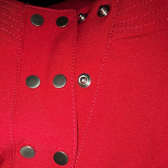 Lark & Ro NWT sleeveless snap front shift dress - Picture 8 of 8